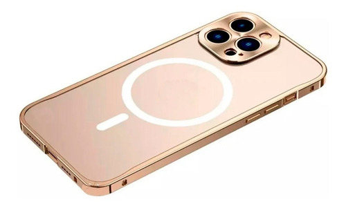 Funda Aleación Aluminio/tpu Magsafe P/iPhone 13,pro Pro Max 