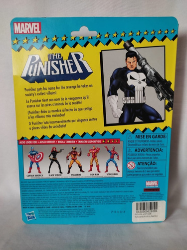 Imagen 2 de 2 de Punisher Retro Marvel Legends Hasbro