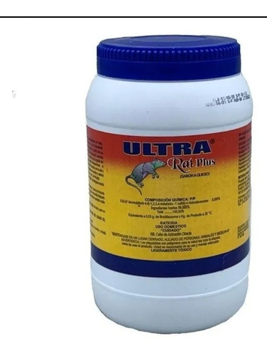 Imagen 1 de 2 de Ultra Rat Plus Veneno Para Ratas Y Ratones De 500 Gr
