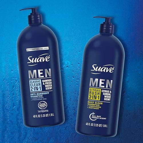 Suave Men 2 Em 1 Shampoo E Condicionador Anticaspa, Classic