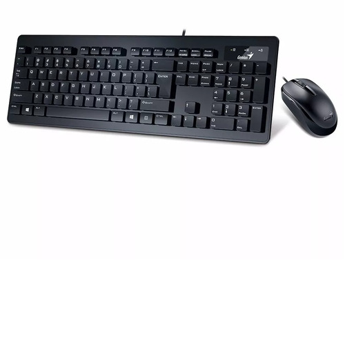 Kit Teclado Y Mouse Slimstar C130 Genius Usb Con Cable