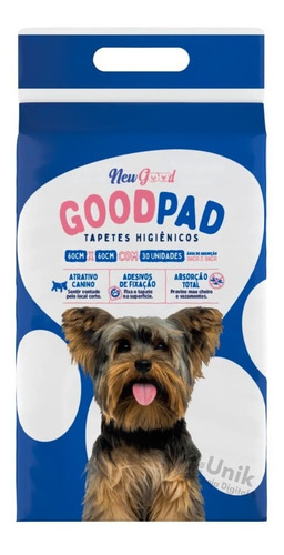Tapete Higiênico Good Pad - 30 Unidades