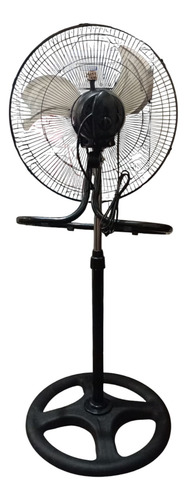 Ventilador De Pedestal Modelo Generic 48 Cm 50hz/60hz Negro Azul Metallica 3