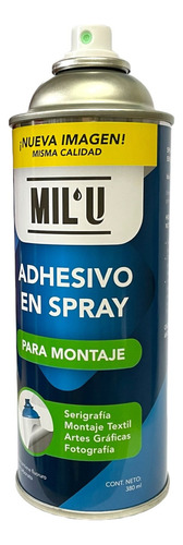 Pegamento Adhesivo En Spray 380ml Montaje Textil Serigrafía