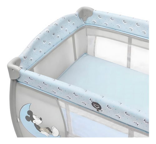 Berço Mickey Milky Way 2 Em 1 Portátil Até 15 Kg - Multikids