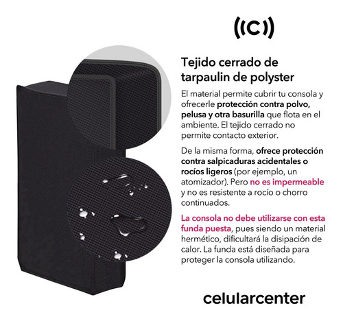 Funda Protección Cubre Polvo Para Ps5 Playstation 5 Vertical