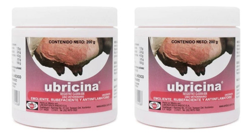 Unguento Ubricina Antiinflamatorio  200 G *2 Piezas*