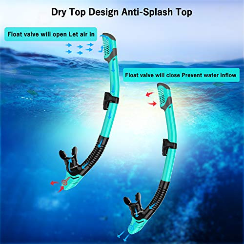 Kit De Buceo Y Snorkel Para Adultos Profesional Color Azul
