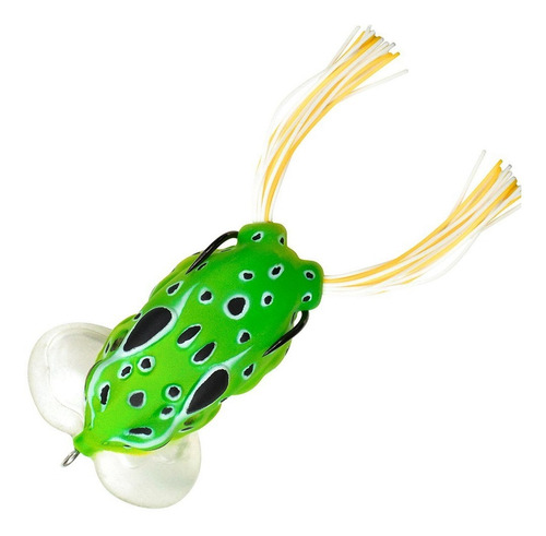 Señuelo Lunkerhunt Yappa Frog Antienganche Pesca Tararira Color Leopard