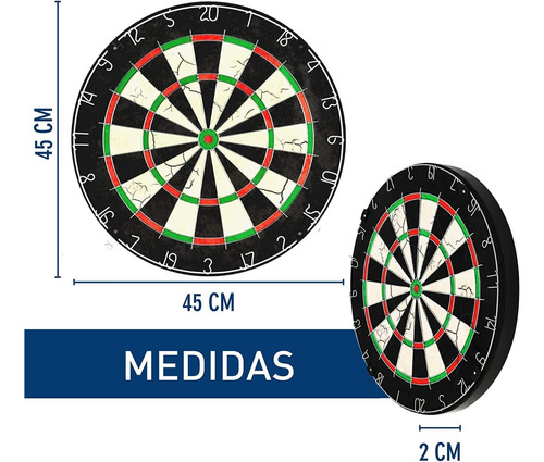Juego De Dardos Con Tablero De Dardos Y 4 Dardos Precisos