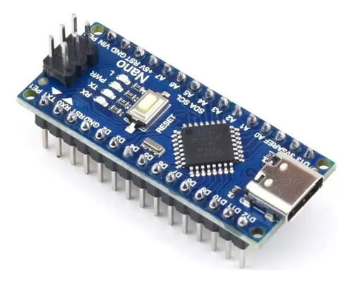 Placa Nano Arduino Compatible Ch340 Con Cable Tipo C