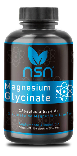 Nsn Glicinato De Magnesio+ | 450mg | Con Pulpo De Limón 