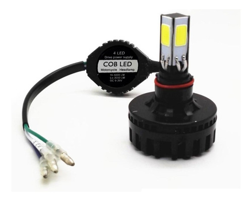 Kit Cree Led Para Motos 4 Lados Alta Y Baja Blanca C/ Cooler