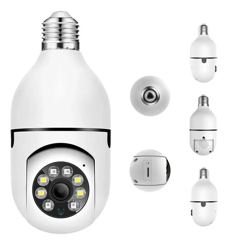 Câmera Ip Lâmpada Inteligente Sensor 360o Ptz C/ Sensor B-17