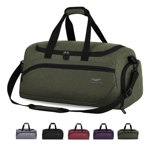 Bolso Deportivo 50l Comparimento Para Calzado Verde Army