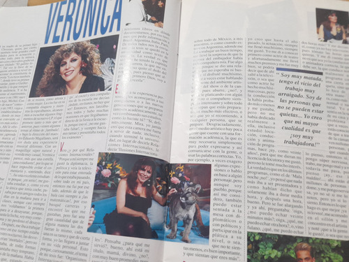Veronica Castro Revista Somos Primer Ejemplar, 1990 (Usado)