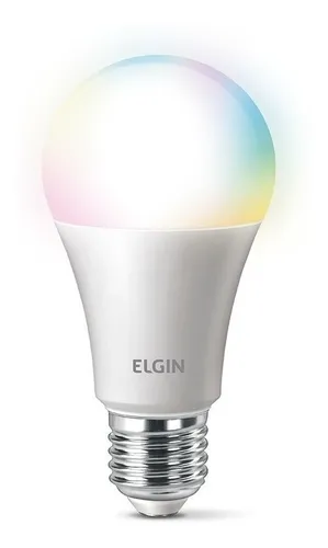 Lâmpada Led 10w Rgb Inteligente Wifi Smart Color - Elgin