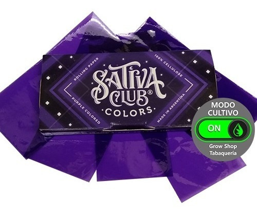Sedas Celulosa Sativa Club Color Violeta - Papel Para Armar