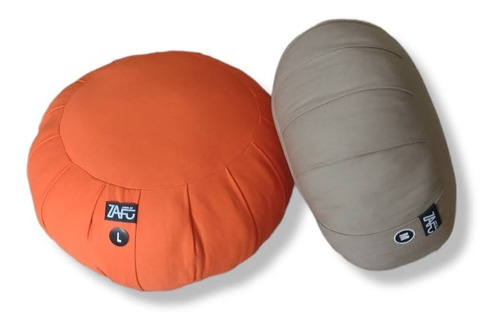 Imagen 1 de 6 de Combo Zafus Con Algodón 1 Medium + 1 Large Zafu Relax