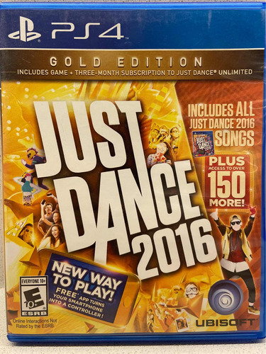 Just Dance Gold Edition 2016 Ps4 Fisico