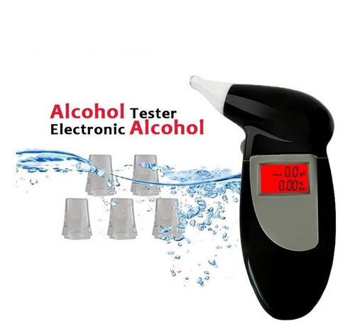 Alcotest Portatil Boquillas Intercambiables Medidor Alcohol