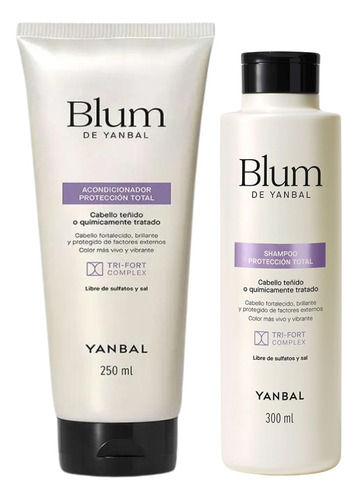 Blum Shampoo Y Acondicionador Proteccion Total Yanbal