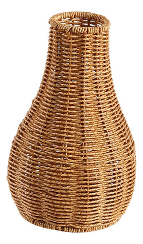 Jarrón De Mimbre, Maceta Elegante Para Plantas, Arreglo S
