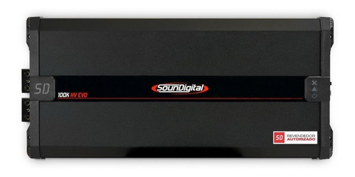 Módulo Amplificador Digital Soundigital Sd100k 100000 Wrms