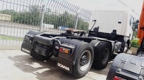 Scania P124 360, 6x4, Bug Pesado, Branco