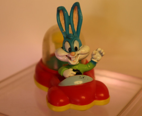 Juguete Buster Bunny Tiny Toons Auto Doble Vintage 90s