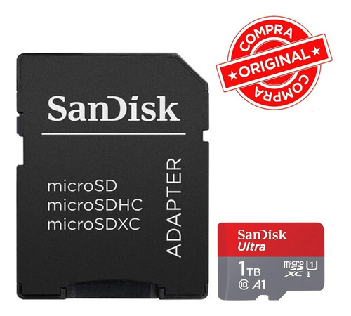 Imagen 1 de 7 de Memoria Micro Sd 1tb Sandisk Full Hd Nintendo Switch Celular