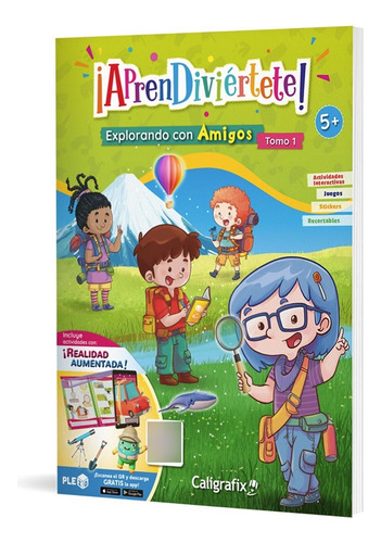 Aprendiviértete Explorando Con Amigos - Tomo 1, De Mónica Lepín., Vol. 1. Editorial Caligrafix, Tapa Pasta Blanda, Edición 1 En Español, 2023
