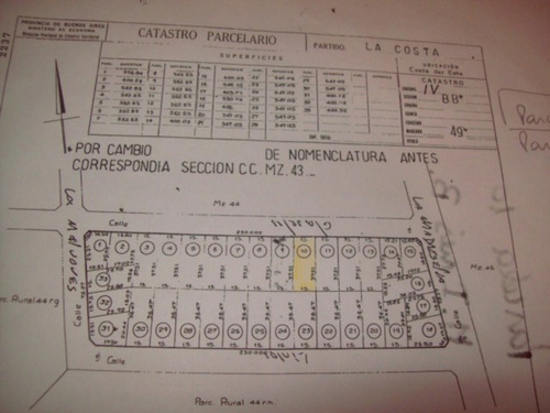 Imagen 6 de 6 de V092 - Lote En Venta, Costa Del Este, Orientación Norte
