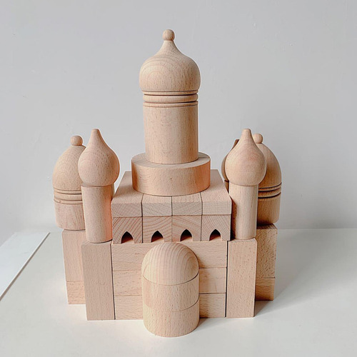 Juego De 55 Piezas De Bloques De Construcción De Castillo