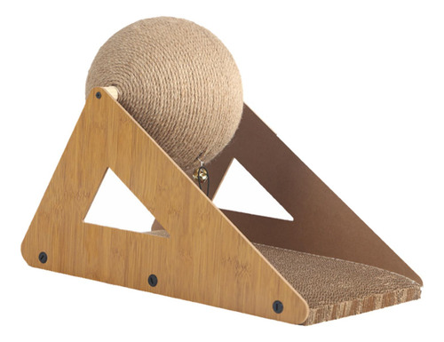 Tablero Rascador Para Gatos De Papel, Bola