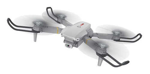 Drone Tyh Ty-t27 0.3 Mp, 4 Rotores, 900 Mah, Vuelo 12 Min Color Plomo