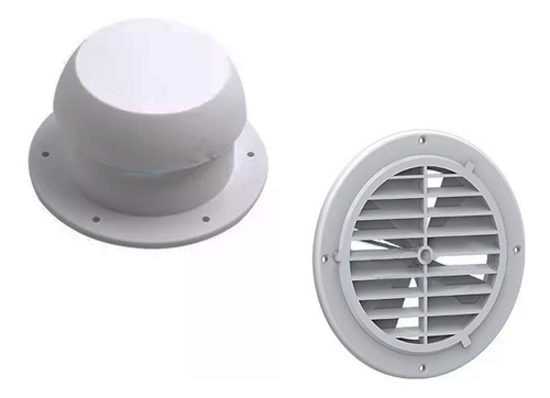 Combo Rejilla De Ventilacion Con Salida Motorhome Rv