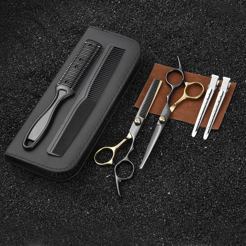 Kit De Tijeras Profesionales Fcysy Ergonomico De Acero