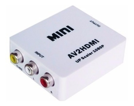 Imagen 6 de 6 de Conversor Rca A Hdmi Para Dvd Videocamara Sistemas Consolas