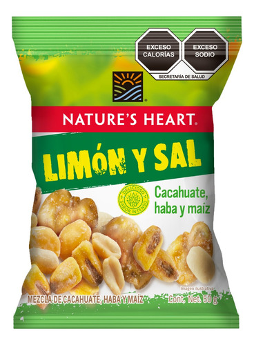 Snack Limón Y Sal De 50gr C/u Nature's Heart