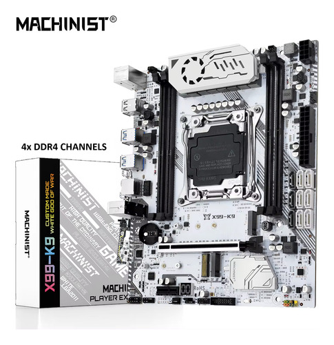 Placa Mãe Machinist X99 K9 + Xeon E5 2680 V4 Super Máquina Branco
