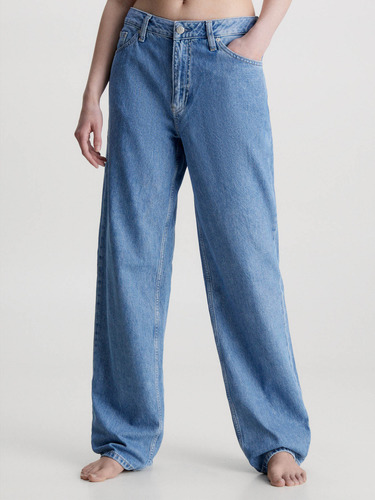 90s Straight Jeans Azul Calvin Klein