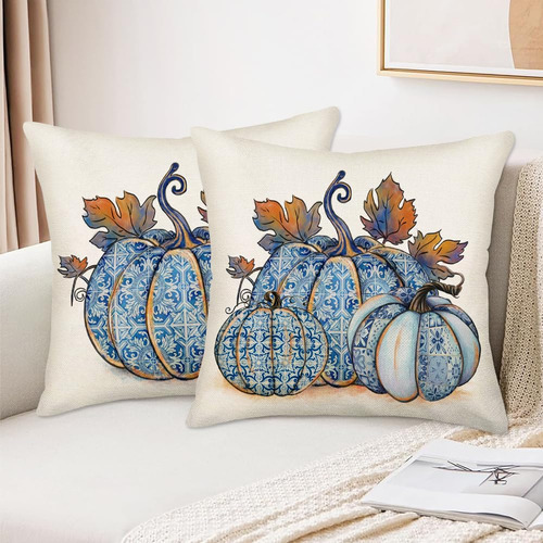 Juego De 4 Fundas De Almohada Chinoiserie 50 X 50 Cm