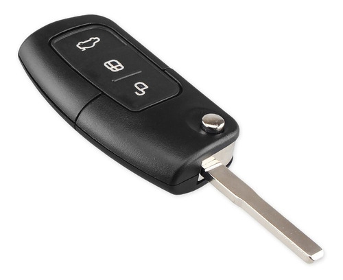 Imagen 5 de 7 de Carcasa Llave Ford 3 Botones Focus Fiesta Ecosport Hu101