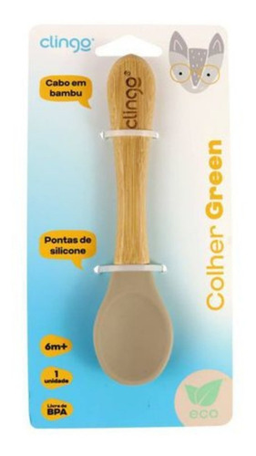 Imagem 7 de 9 de Kit Prato Bambu Bebê Divisória Ventosa Colher Alimentação