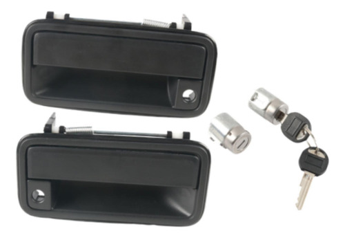 Manijas De Puerta Exteriores Con Kit De Cilindros De