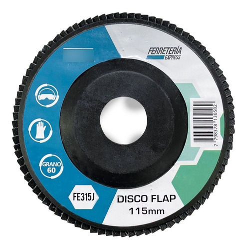 Disco Flap Grano 60 115 Mm Madera Metal X 10 Unidades Oferta