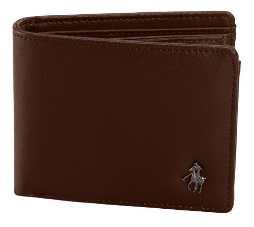 Imagen 3 de 6 de Cartera Hpc Polo En Piel Con Logo De La Marcaa