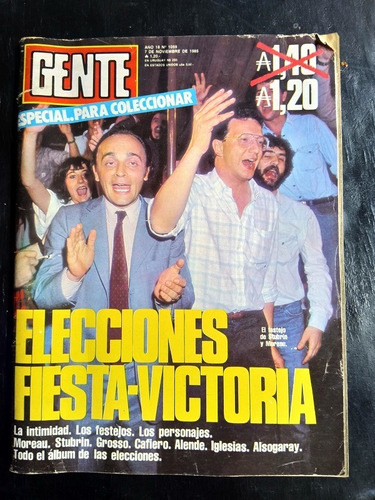 Revista Alfonsin Elecciones Legislativas 1985