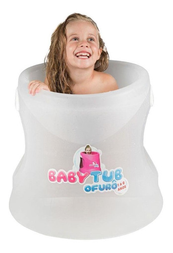 Imagem 2 de 4 de Banheira Babytub Ofurô De 1 A 6 Anos Transparente Baby Tub
